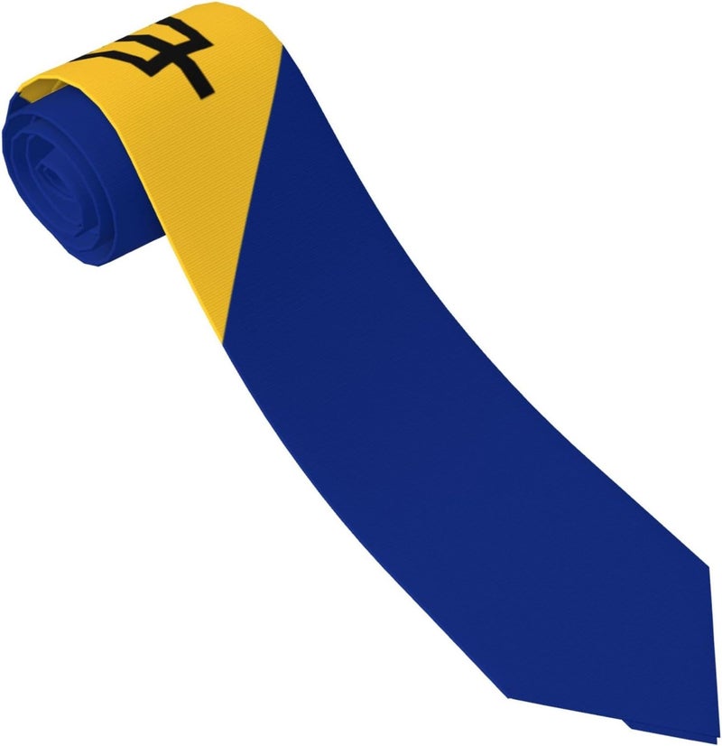 AKMCBSH National Flags Tie Comfortable Soft Novelty Necktie Unisex for Weddings Party Birthday Gift - Image 1